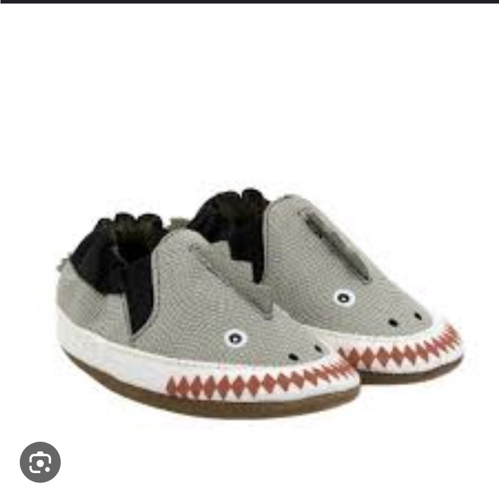 Robeez Dino Dan Soft Soles Baby Shoes Size 0-6M